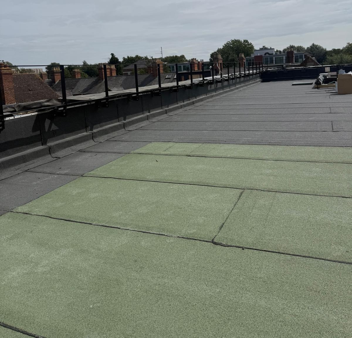 Felt roofing membrane installed by Sky Roofing Systems