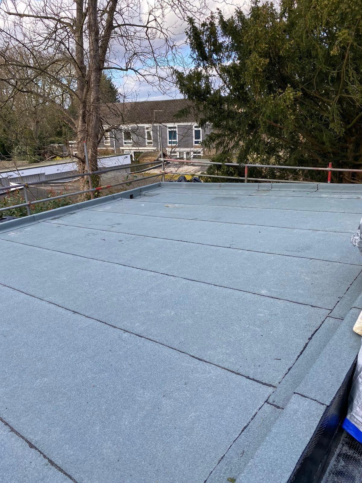 Warm roof installation by Sky Roofing Systems